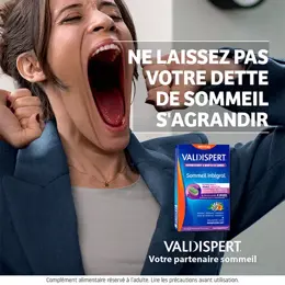 VALDISPERT Sommeil Intégral Mélatonine 1,9mg et Plantes 30 comprimés