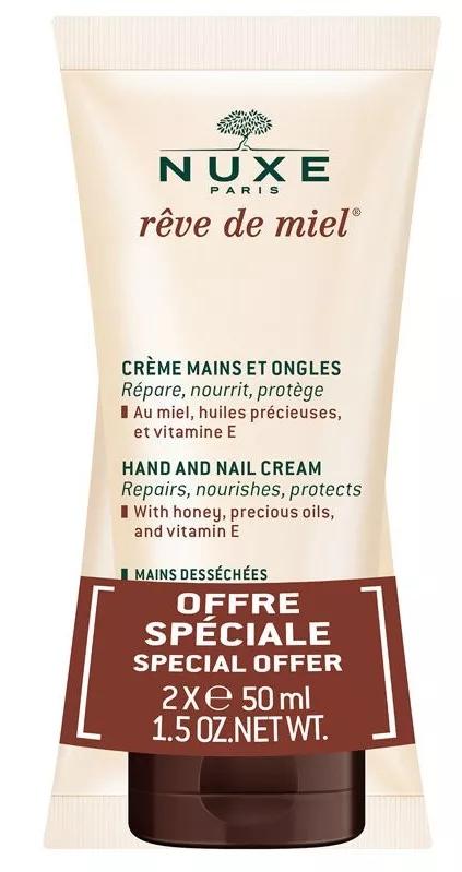 Nuxe Crème mains et ongles Rêve de Miel® 2x50ml