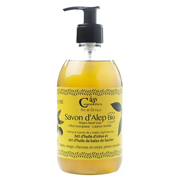 Cap Cosmetics Organic Liquid Aleppo Soap 500ml