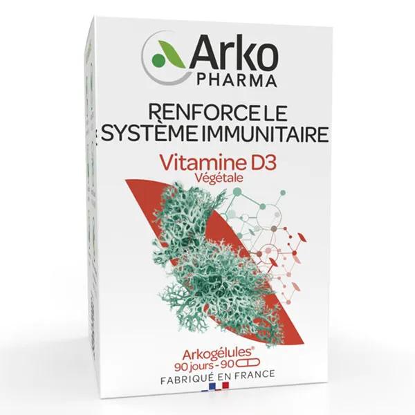 Arkopharma Arkogélules Vitamina D3 90 cápsulas blandas