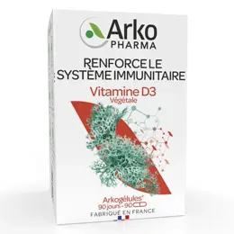 Arkopharma Arkogélules Vitamine D3 Végétale 90 gélules