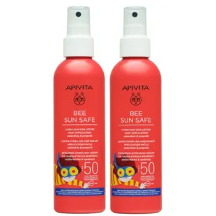 Apivita Bee Sun Safe Hydra Sun pour enfants SPF 50 2 x 200 ml
