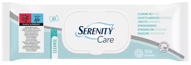 Serenity Care Toalhetes Corporais para Adultos 63 uds