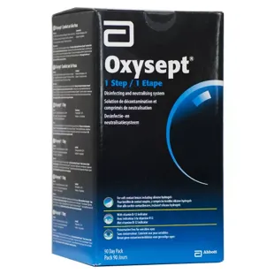 Oxysept 1 step soluzione di decontaminazione e neutralizzazione lenti Abbott flessibili Pack 90 giorni
