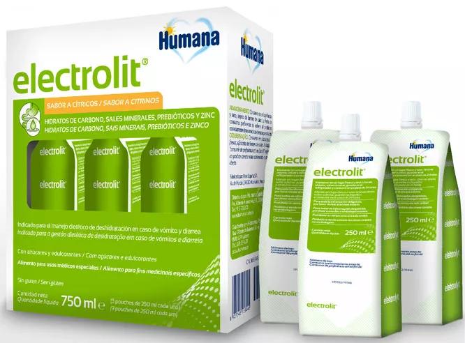 Humana Baby Electrolit Orale Rehydration 3x250 ml