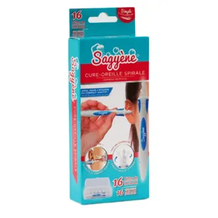 Sagyène Trattamento Orecchie Spirale Silicone + 16 Terminali di Ricarica