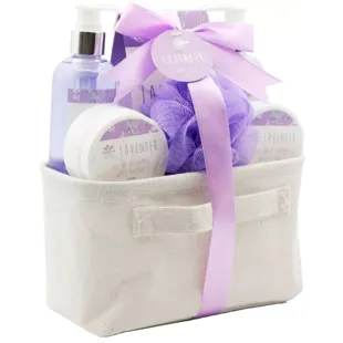 Cesta de tecido Becasan Nature Lavender Dreams