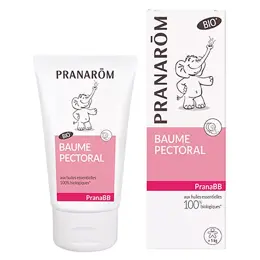 Pranarom PranaBB Baume Pectoral aux Huiles Essentielles 100% Biologiques 40ml