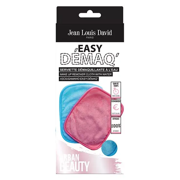 Jean Louis David Beauty Care Easy Démaq' Make-up Remover Towel 2 units
