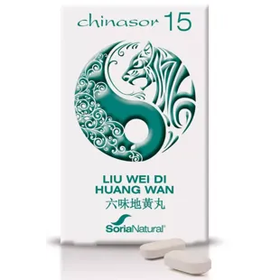 Soria Natural Chinasor 15 LIU WEI DI HUANG WAN 30 Tablets