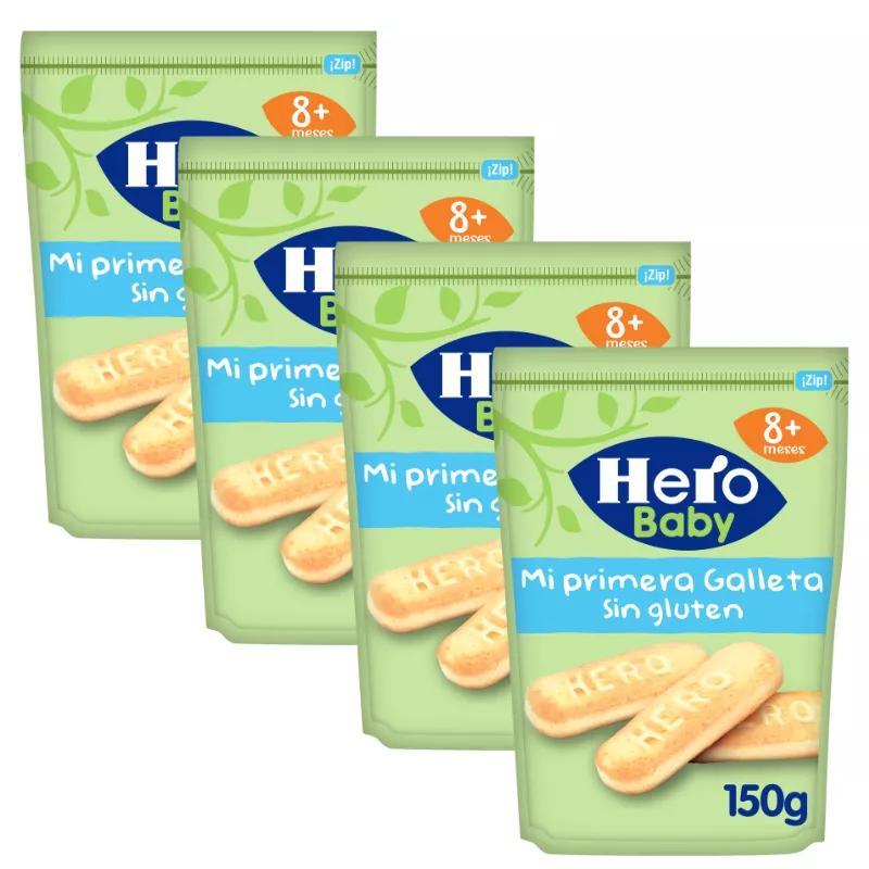 Hero Baby - Mi Primera Galleta, Apto para Bebés a Partir de 8 Meses - Pack  de 6 x 150 g : : Alimentación y bebidas