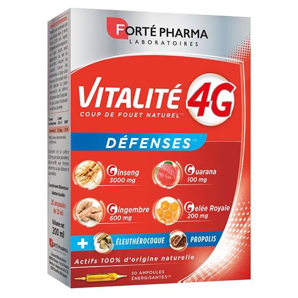 Forté Pharma Vitalité 4G Défenses 20 ampoules