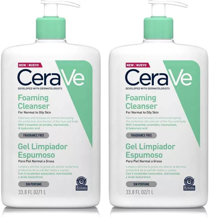 Cerave Schäumendes Reinigungsgel 2x1 Liter