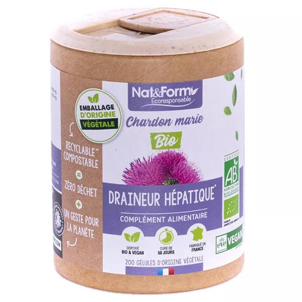 Nat & Form Eco Responsable Cardo Mariano Integratore Alimentare 200 capsule