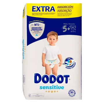 Dodot Sensitive Extra-Jumbo Pack Size 3 - 56 units. 【OFFER】