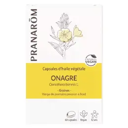 Pranarom Huile Végétale Onagre 60 capsules