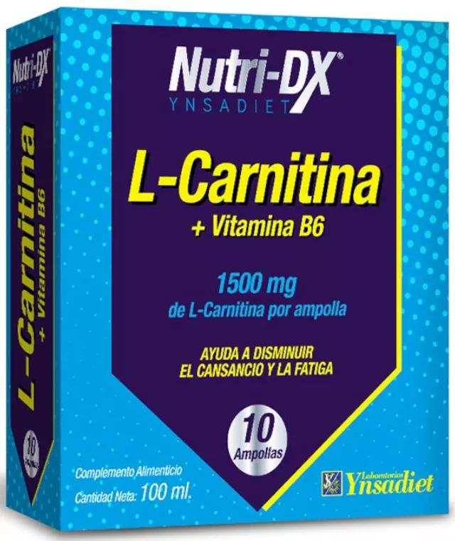 Ynsadiet Nutri-Dx L-Carnitine + Vitamin B6 10 Ampoules