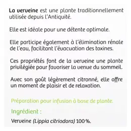 Vitavea - BioNutrisanté - Infusion Verneine - 20 sachets