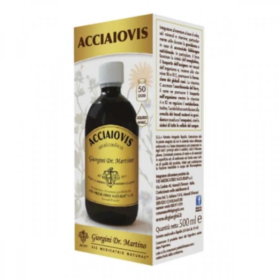 Dr. Giorgini Acciaiovis Liquido Analcolico Integratore Gravidanza 500 ml