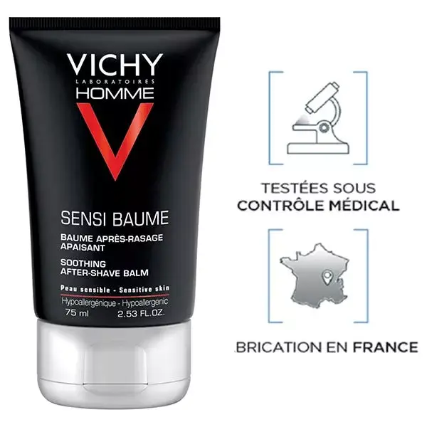 Vichy Homme Sensi Soothing After Shave Balm 75ml