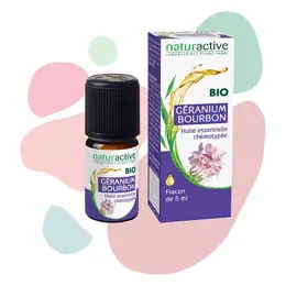 Naturactive Huile Essentielle Bio Géranium Bourbon 5ml