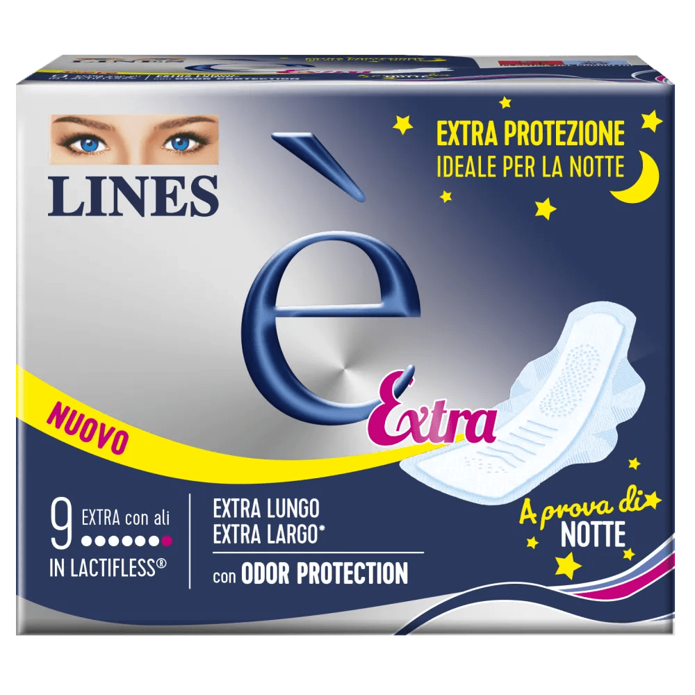 Lines E' Extra Con Ali 9 Pezzi