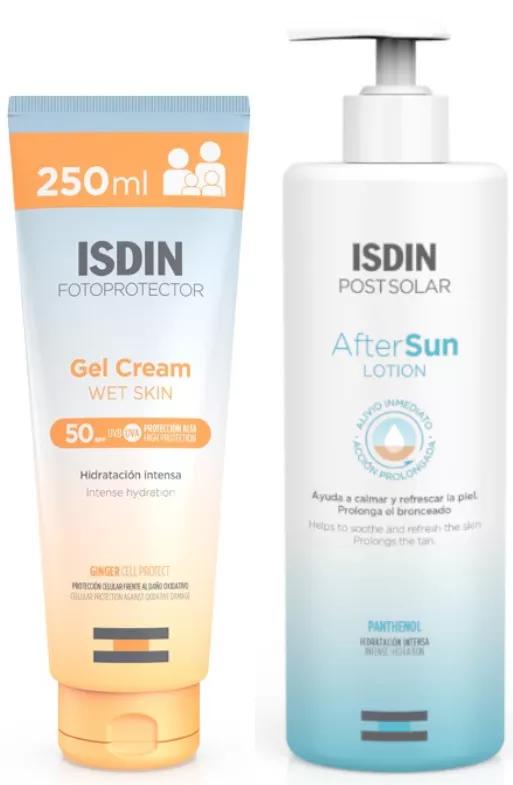 Isdin Gel Crème SPF50 250 ml + Après Soleil 400 ml