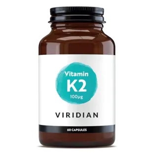 Viridian Vitamin K2 100ug 60 VegCaps