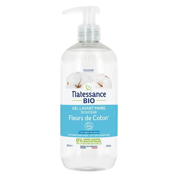 Natessence Gel Limpiador de Manos Flor de Algodón 500ml
