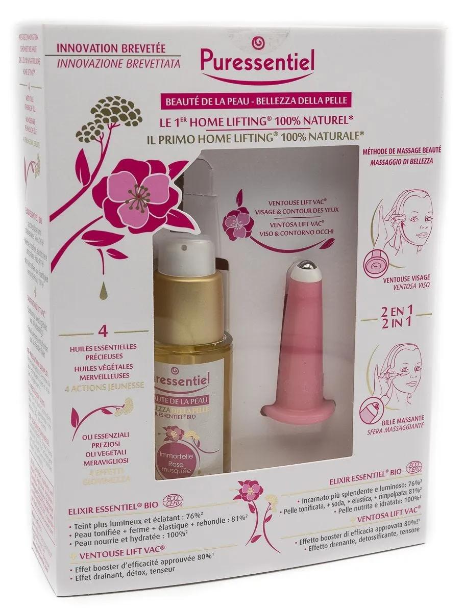 Puressentiel Cofanetto Home Lifting Bio Elixir 30 Ml + Ventosa