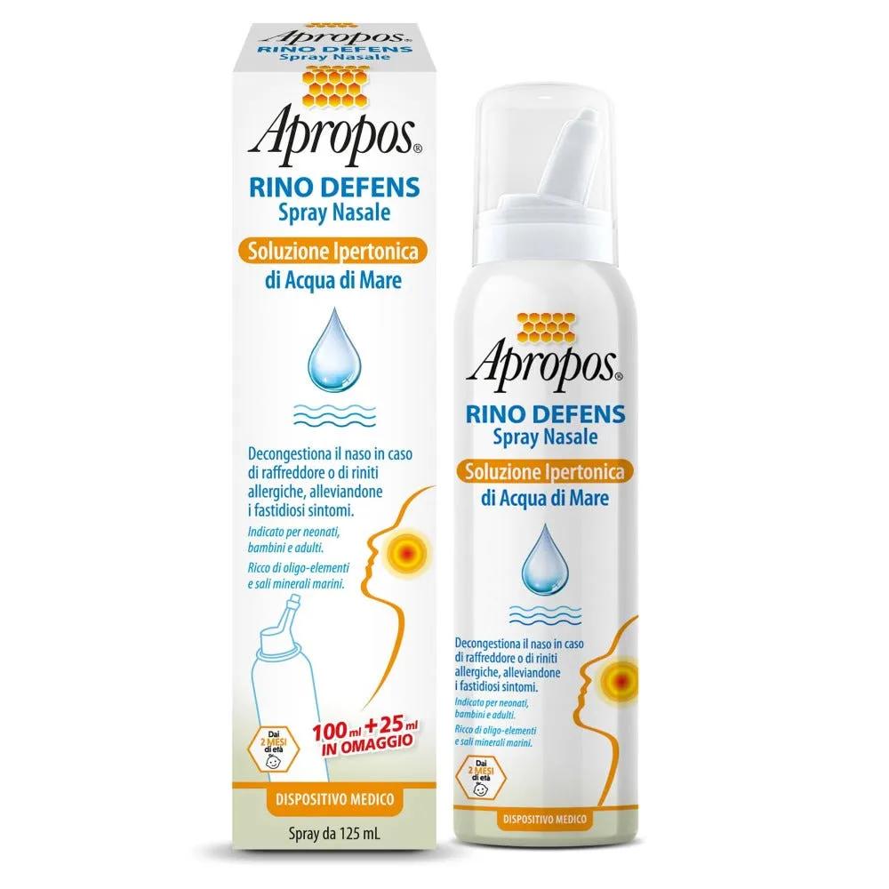 Apropos Rino Defens Spray Nasale Soluzione Ipertonica 125 ml