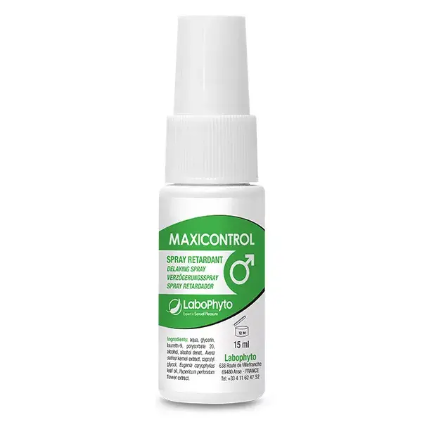 Labophyto MAXI CONTROL SPRAY RETARDANT - spray retard d'éjaculation - 15ml