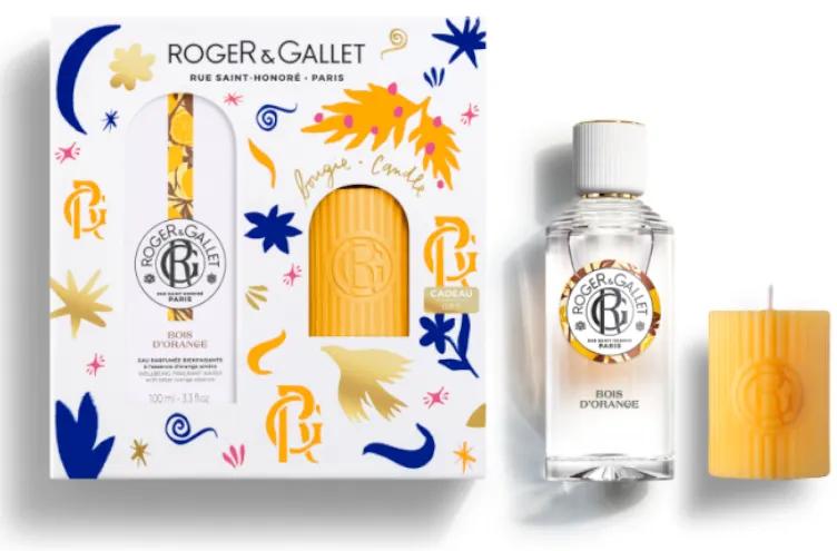 Roger&Gallet Eau Parfumée Bien-être Bois d'Orange 100 ml + Bougie