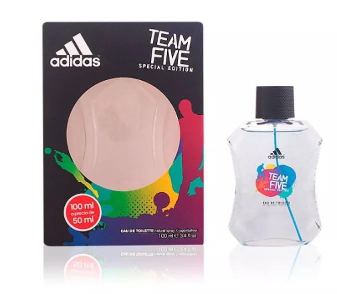 Tortuga Seminario congelador Agua de Colonia Adidas Team Five Men 100ml - Hombre - Perfumeria |  Mifarma.es
