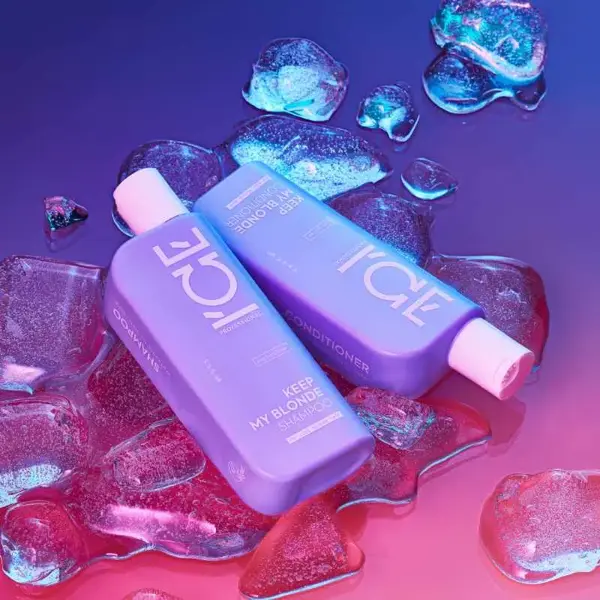 ICE Après-shampoing violet cheveux blonds VEGAN