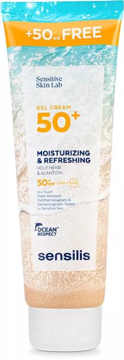 Sensilis Gel Crème Hydratant et Rafraîchissant SPF50+ 250 ml