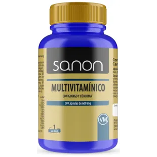 Sanon Multivitamin with Ginkgo and Turmeric 60 Capsules
