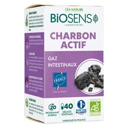 Biosens Charbon Actif Bio 40 gélules