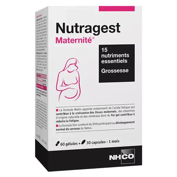 NHCO Nutragest Maternité grossesse 60 gélules + 30 capsules