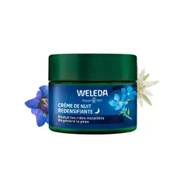 Weleda Gentiane Bleue & Edelweiss Crème de Nuit Redensifiante Bio 40ml