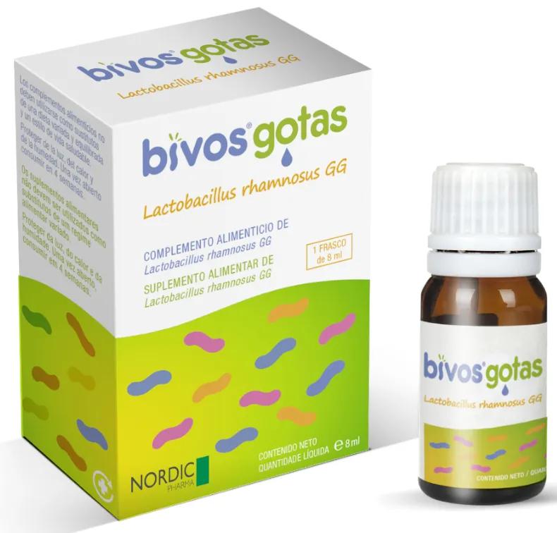 Gouttes probiotiques Bivos Lactobacillus Rhamnosus GG 8 ml