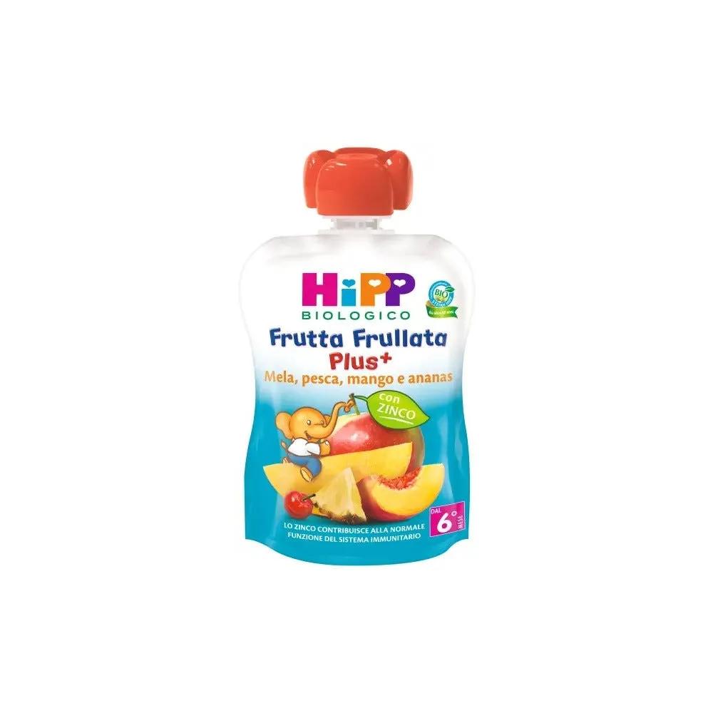 Hipp Bio Frutta Mela Pesca, Mango E Ananas Con Zinco 90 G