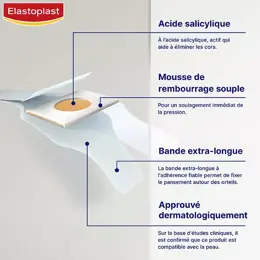 Elastoplast Soins des Pieds Pansement Cors 8 unités