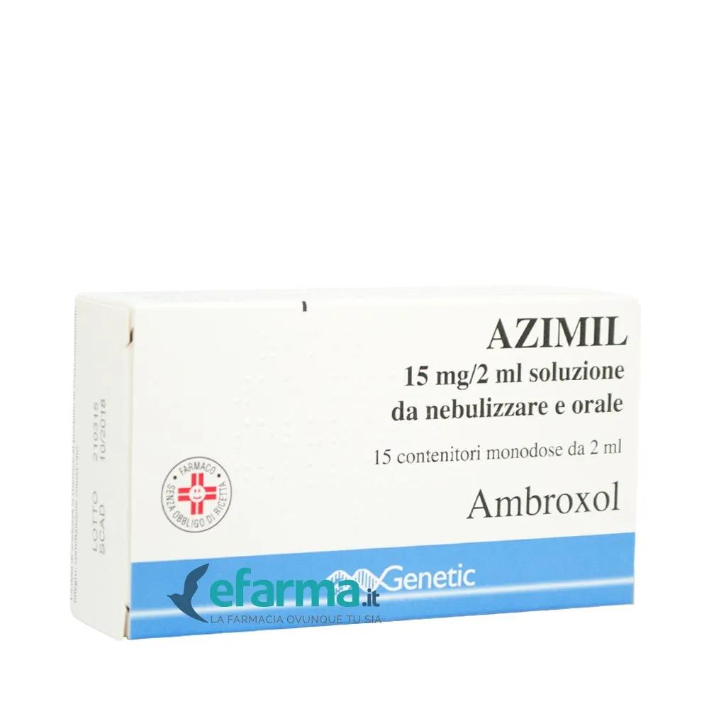 Azimil Soluzione da nebulizzare 15mg/2ml Ambroxolo Tosse 15 Flaconcini