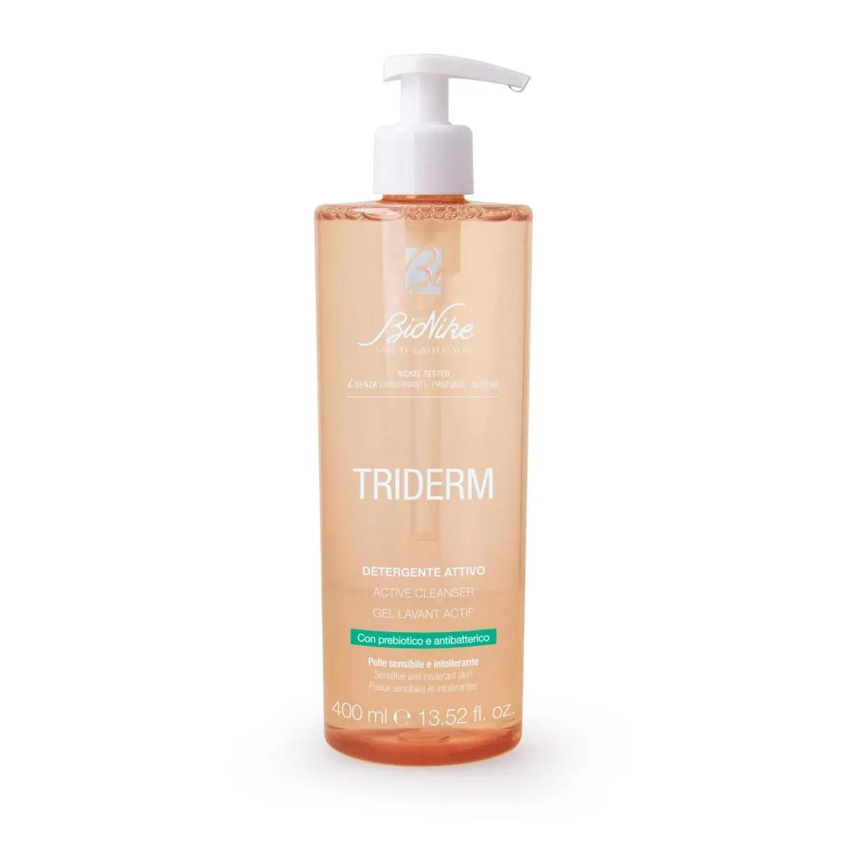 Bionike Triderm Detergente Attivo con Prebiotico e Antibatterico 400 ml