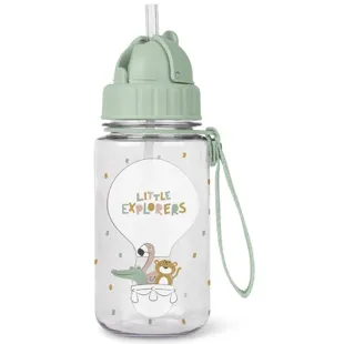 Saro Little Explores Bottle with Straw and Hanger 400 ml