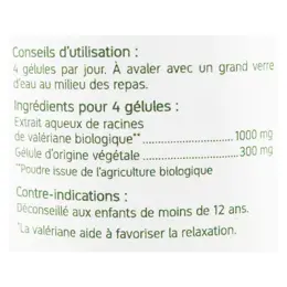 Nat & Form Bio Valériane 200 gélules végétales