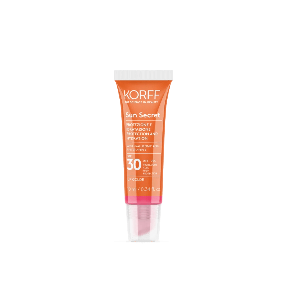 Korff Sun Secret Lip Protezione e Idratazione SPF 30 Color 02 Lampone 10 ml