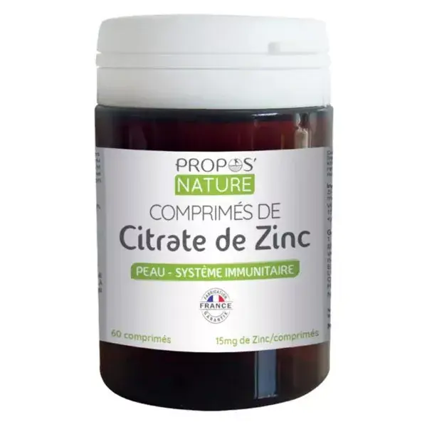 Propos'Nature Zinc Citrate 60 tablets