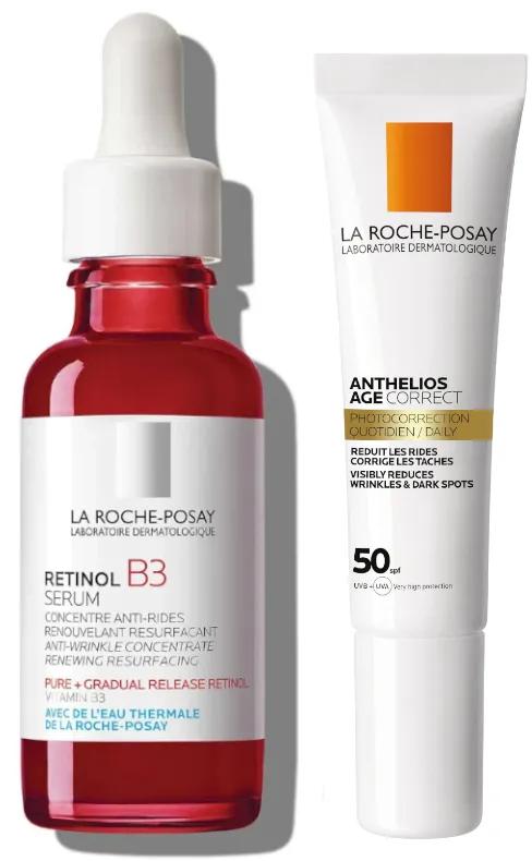 Imagen de La Roche Posay Sérum Concentrado Retinol B3 30 ml + Regalo Anthelios SPF50 Age Correct 15 ml